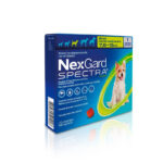 Nexgard Spectra 7.6 a 15kg, 3 Comprimidos