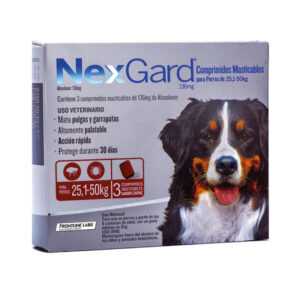 Nexgard Antipasitario Perro 25 A 50kg 3 Comprimidos