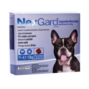Nexgard Antipasitario Perro 4 A 10kg 3 Comprimidos